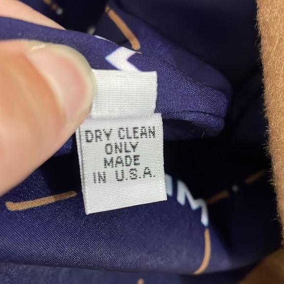 Molly Moorkamp Barrett Coat Camel Wool Long Button Front XS - Picture 7 of 8